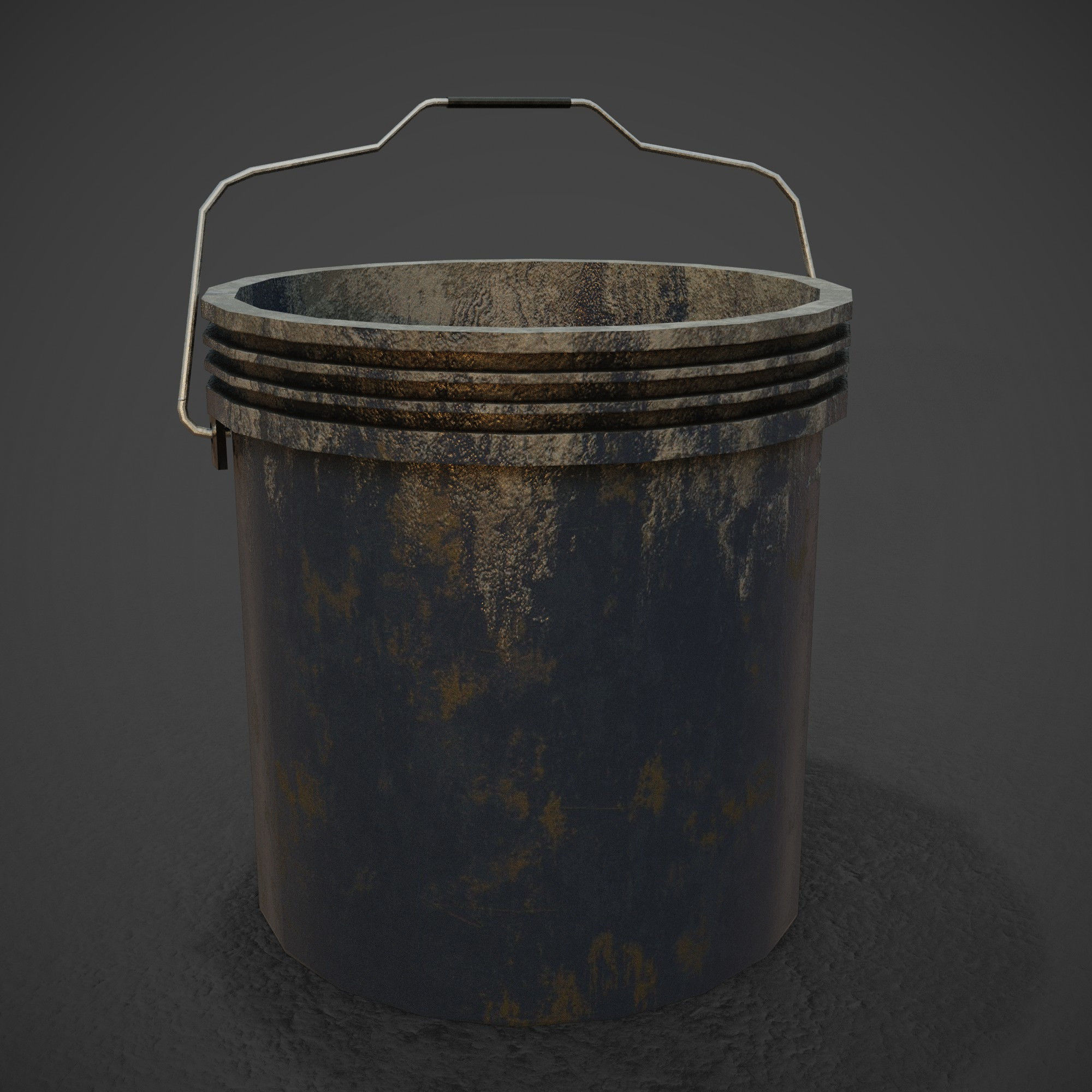 construction tools Low-poly 3D model_5