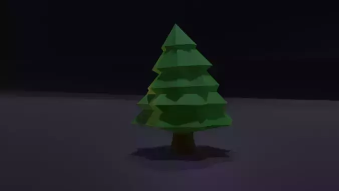 Lowpoly Tree Christmastree
