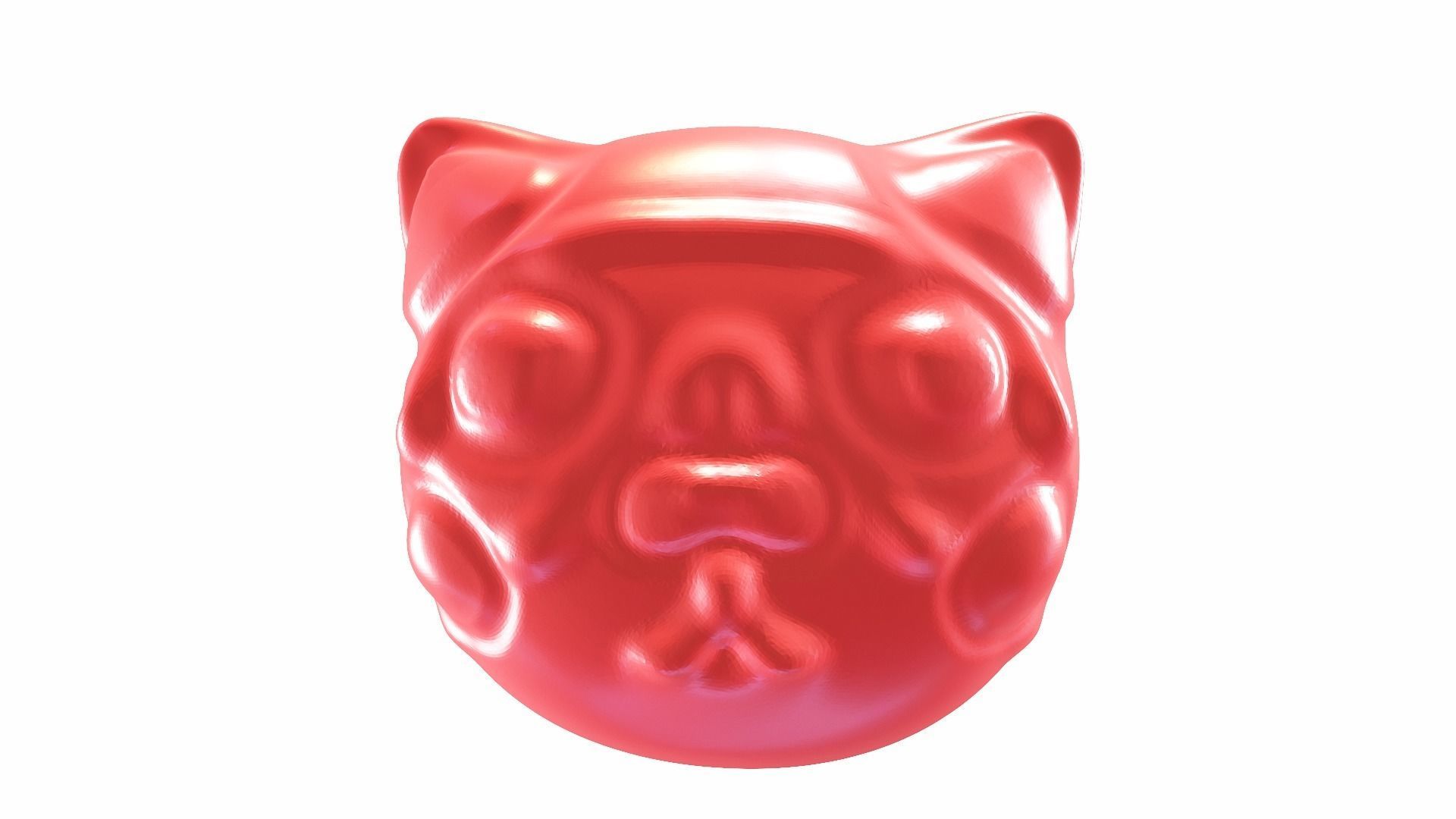 Snowshoe Siamese Cute Wool Cat Toy 3D Model 3D model_10