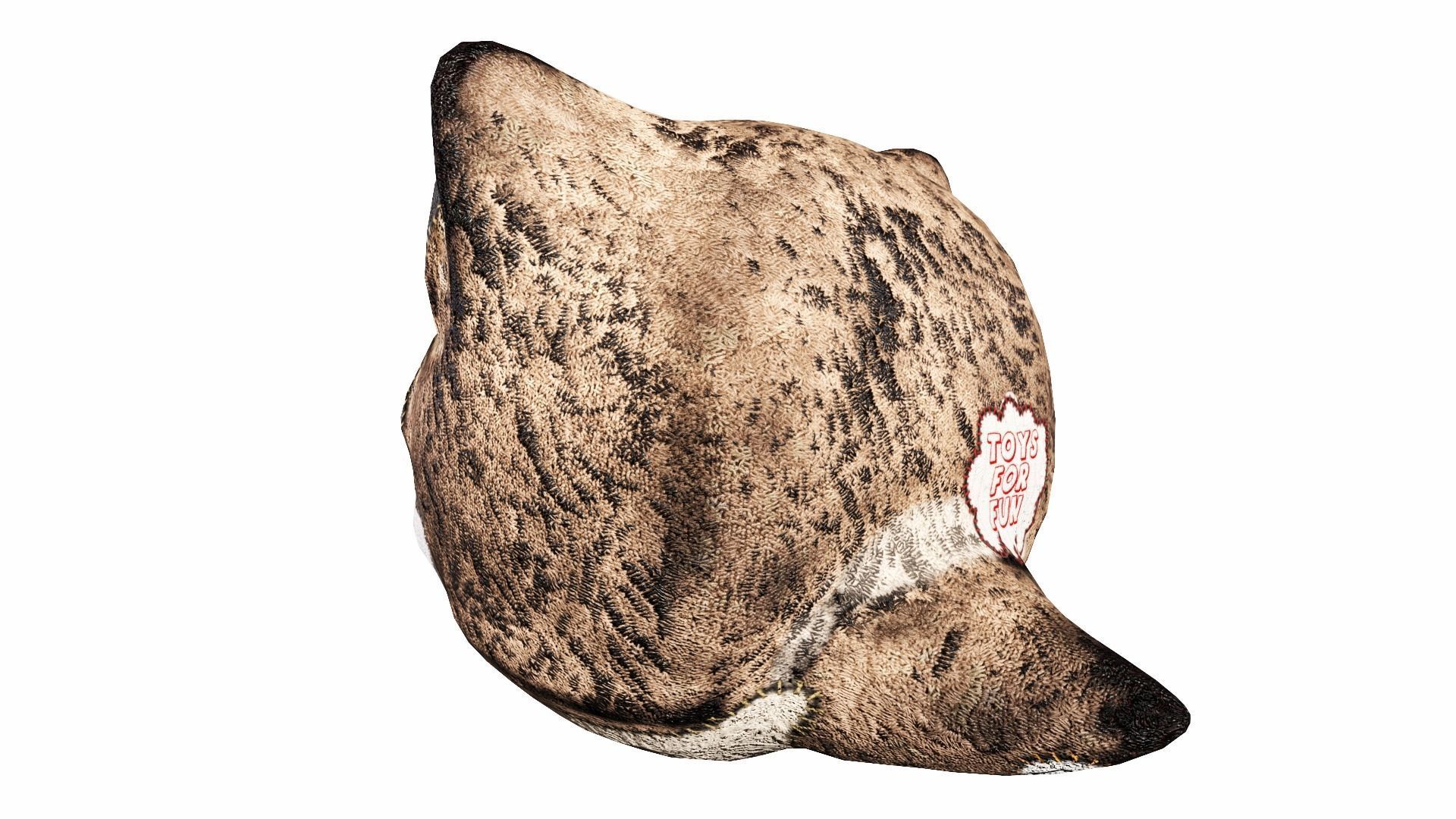 Snowshoe Siamese Cute Wool Cat Toy 3D Model 3D model_4