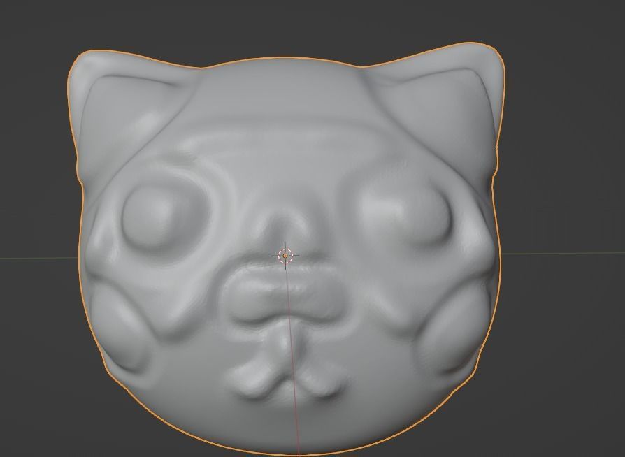 Snowshoe Siamese Cute Wool Cat Toy 3D Model 3D model_13