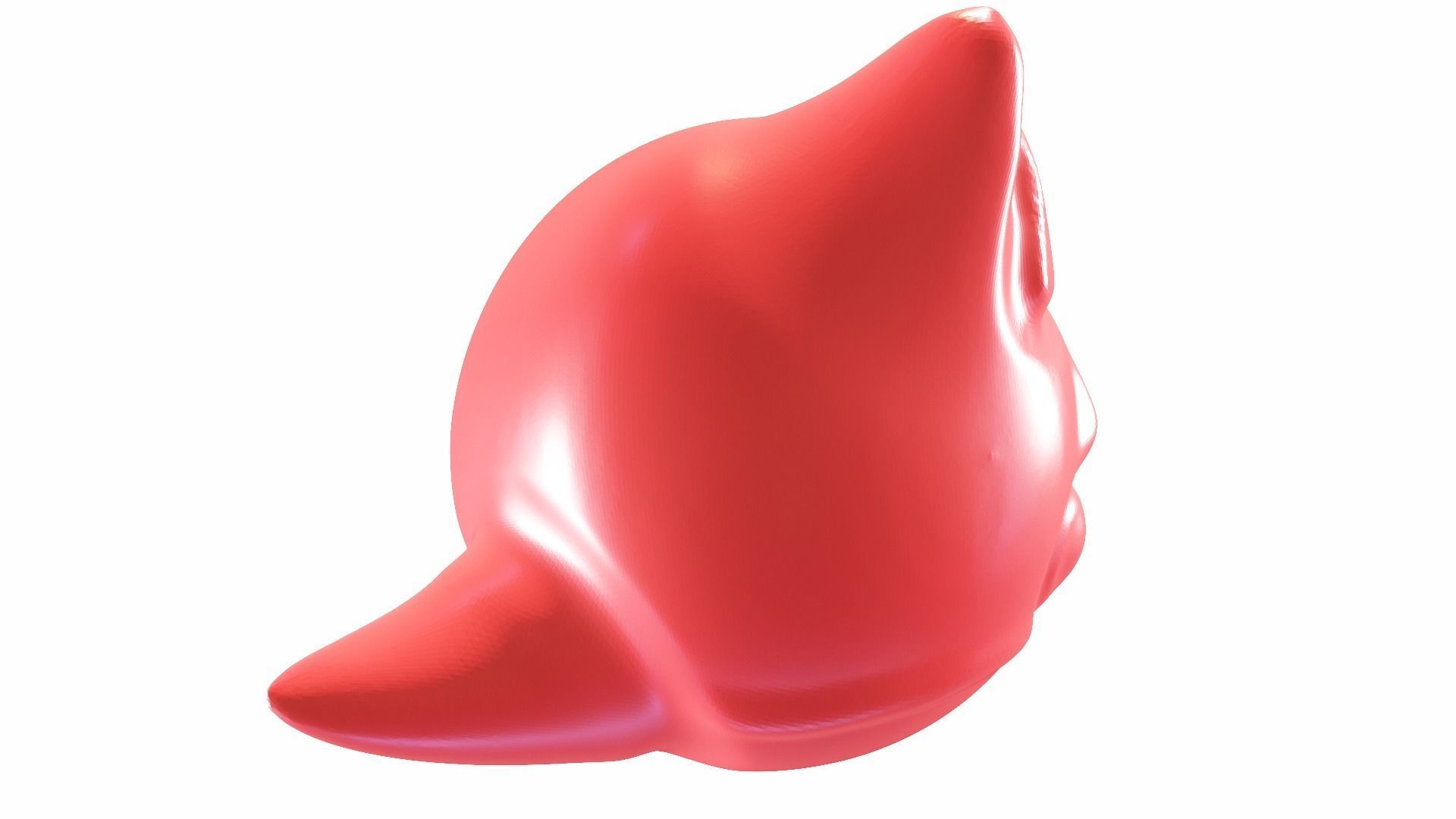 Snowshoe Siamese Cute Wool Cat Toy 3D Model 3D model_12