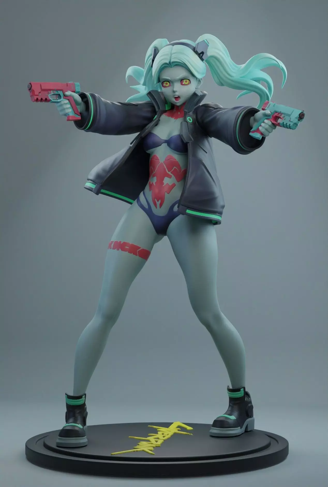 Cyberpunk Edgerunner Rebecca 3D print model