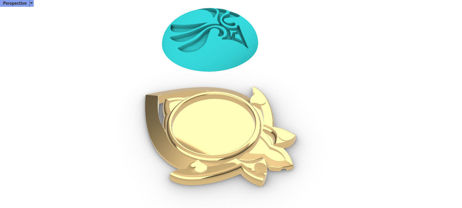 Genshin Impact Scaramouche Wanderer Anemo Vision 3D print model_4