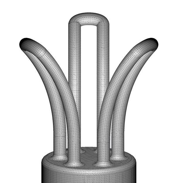 Glowing CFL Lamp 3D model_5