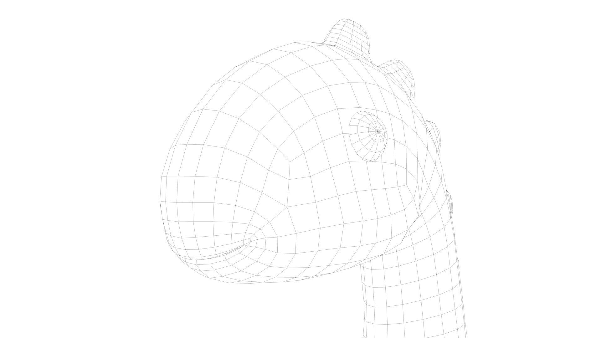 Dinosaur Low-poly 3D model_15