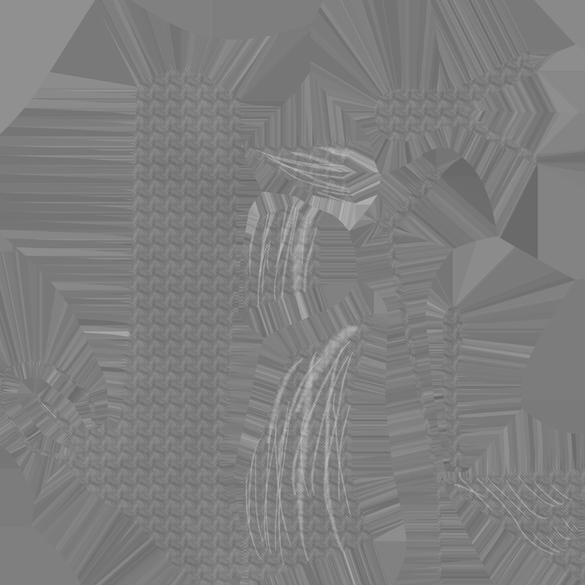 Dragon creacher Low-poly 3D model_37