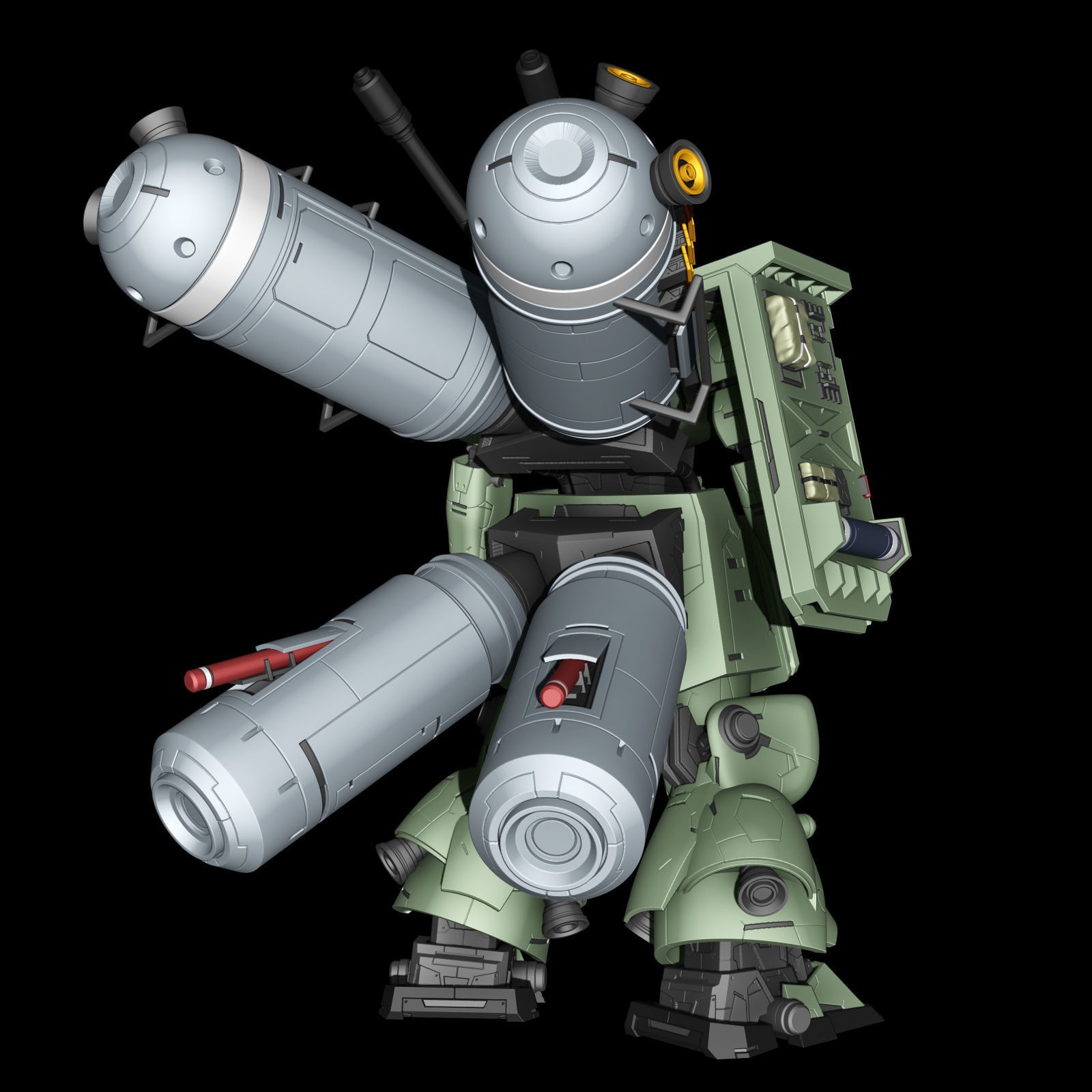 Like Zaku 3D print model_1