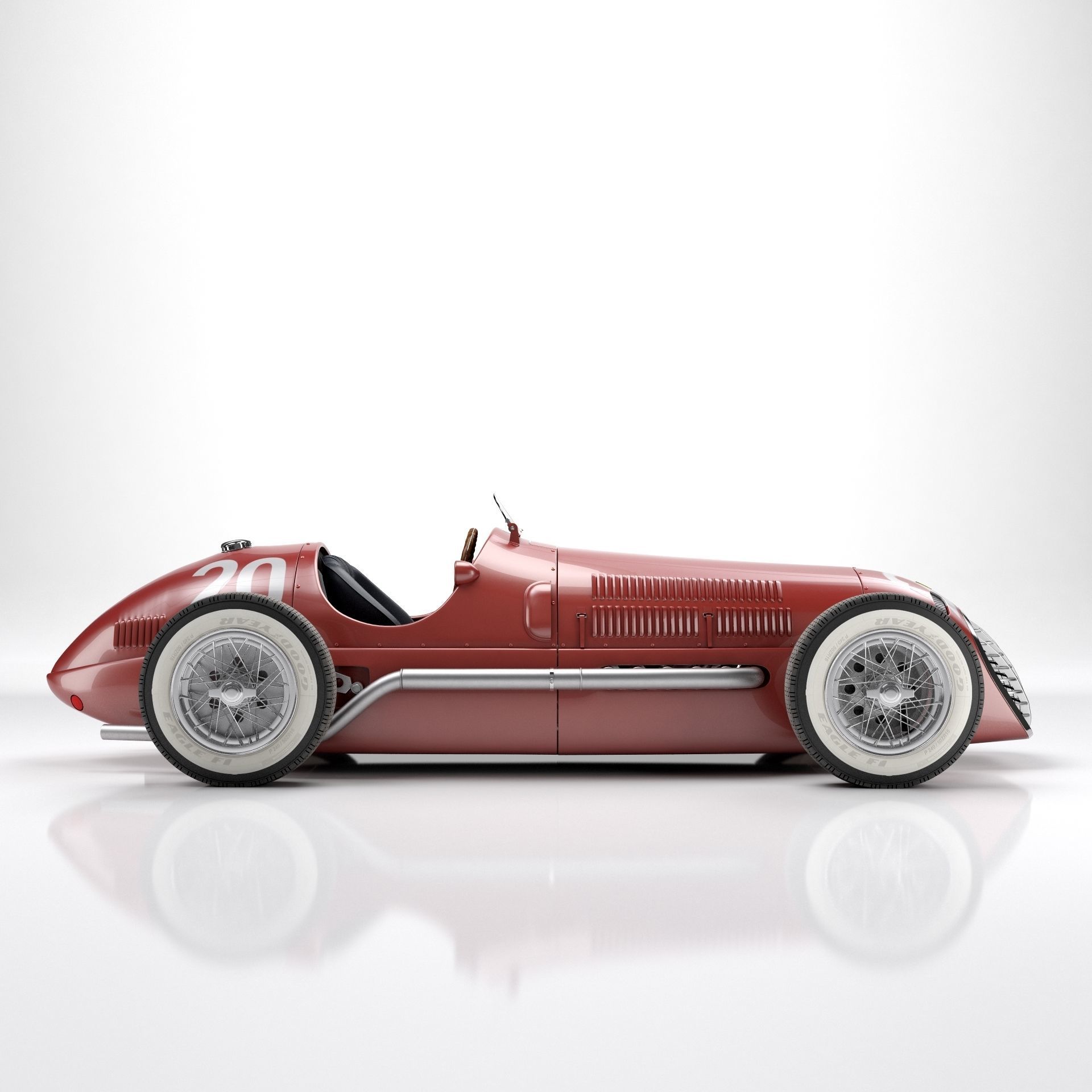 Ferrari F1 125 1950 3D model_1