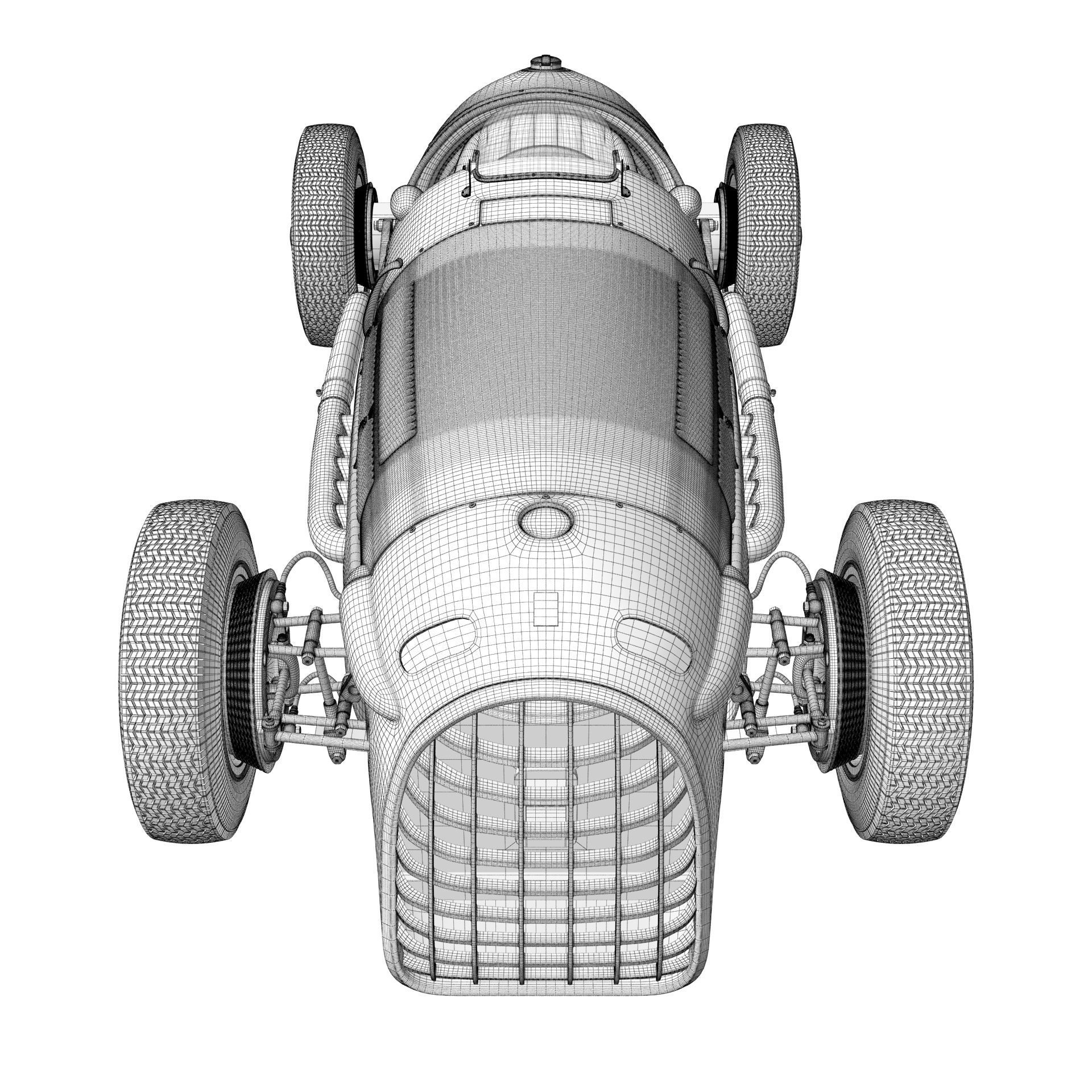 Ferrari F1 125 1950 3D model_29