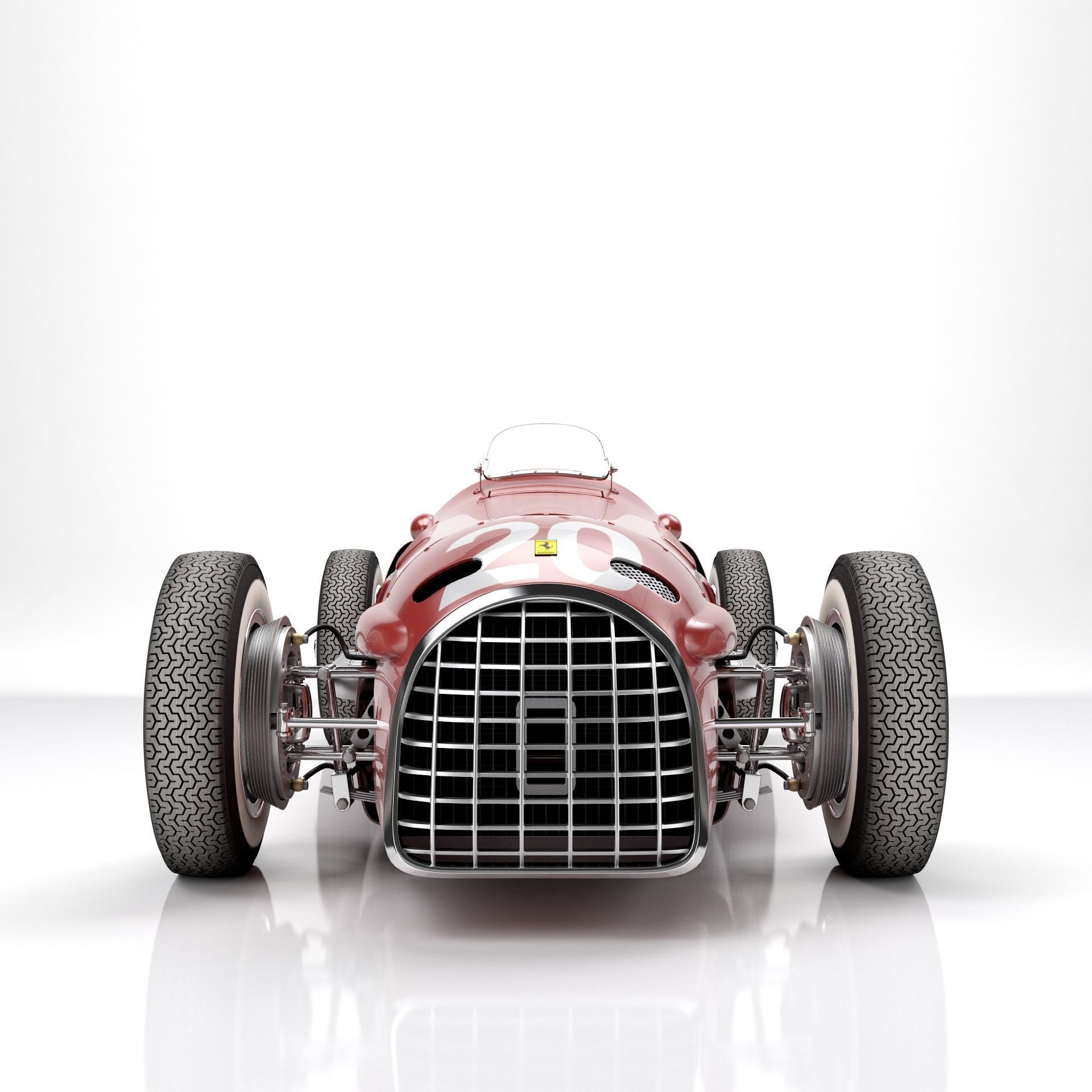 Ferrari F1 125 1950 3D model_4
