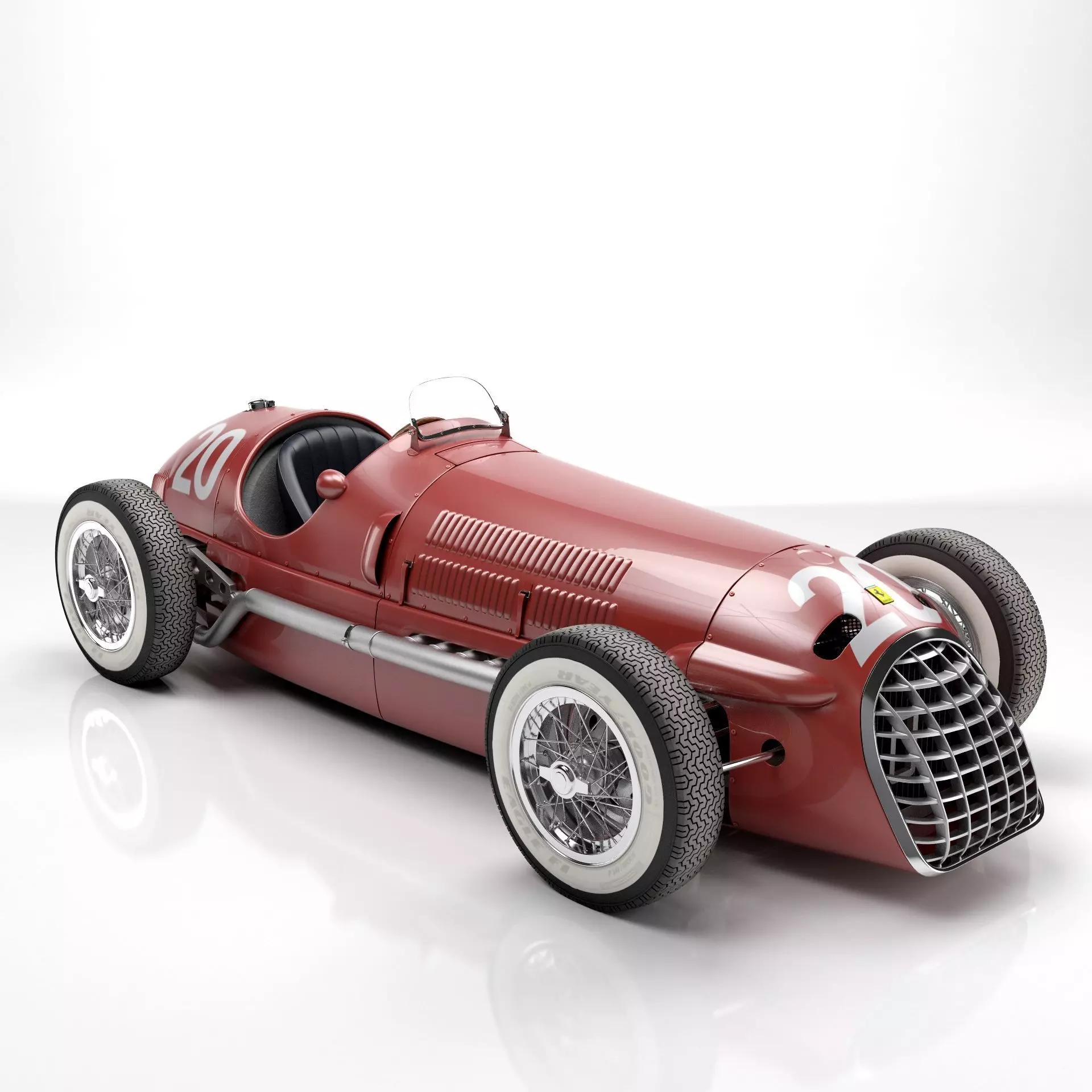 Ferrari F1 125 1950 3D model_0