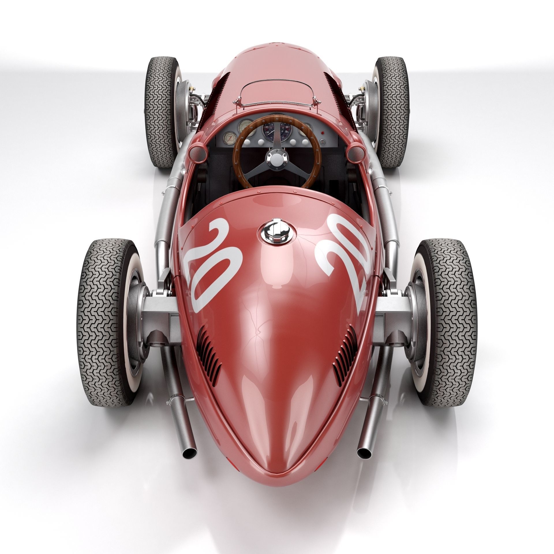 Ferrari F1 125 1950 3D model_12