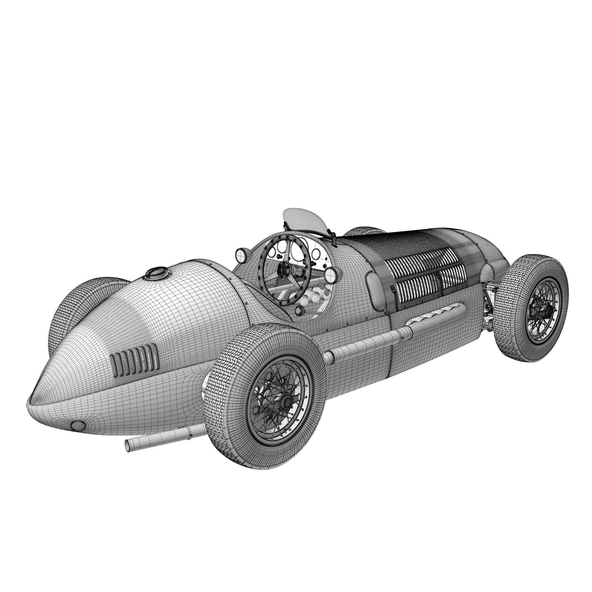 Ferrari F1 125 1950 3D model_25