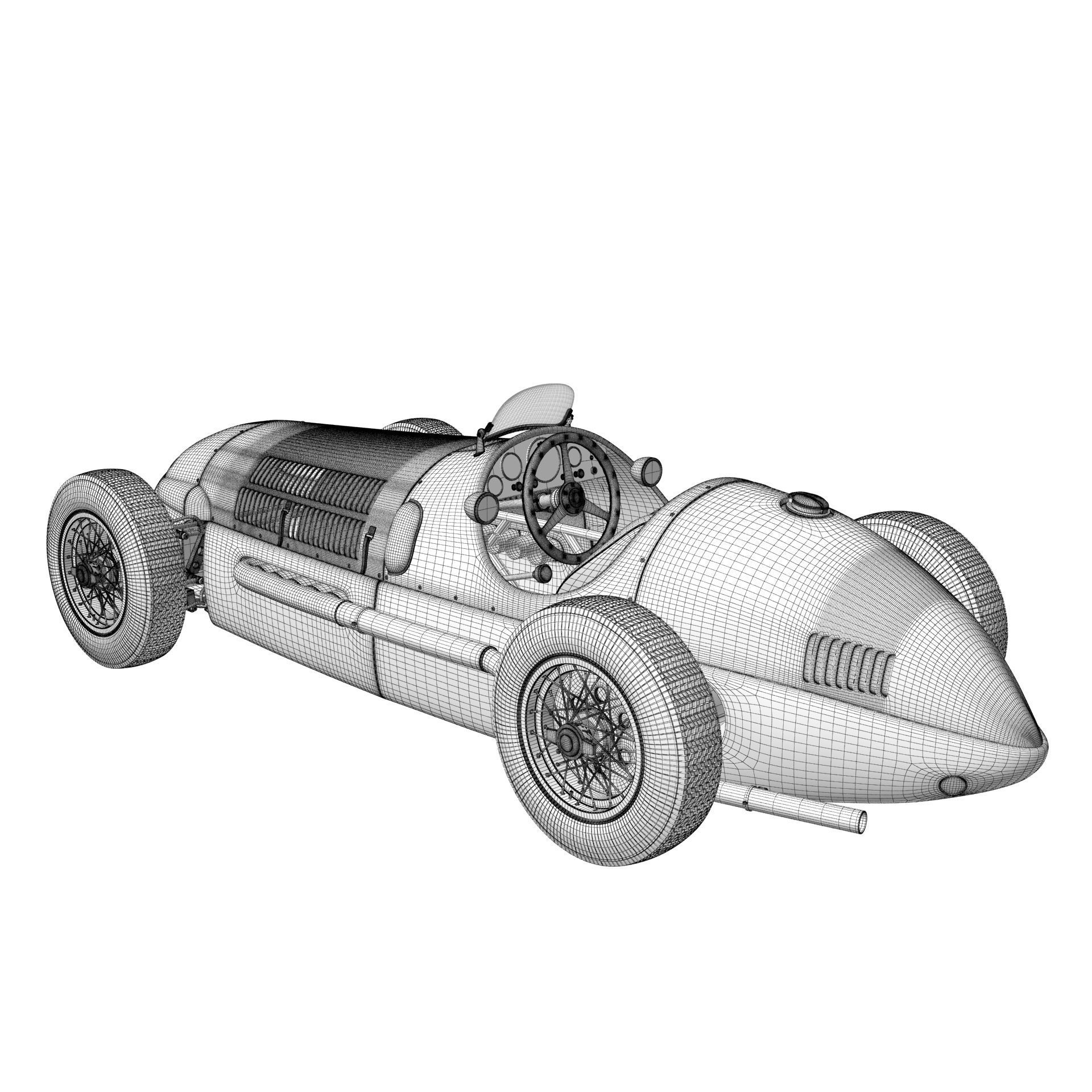 Ferrari F1 125 1950 3D model_24