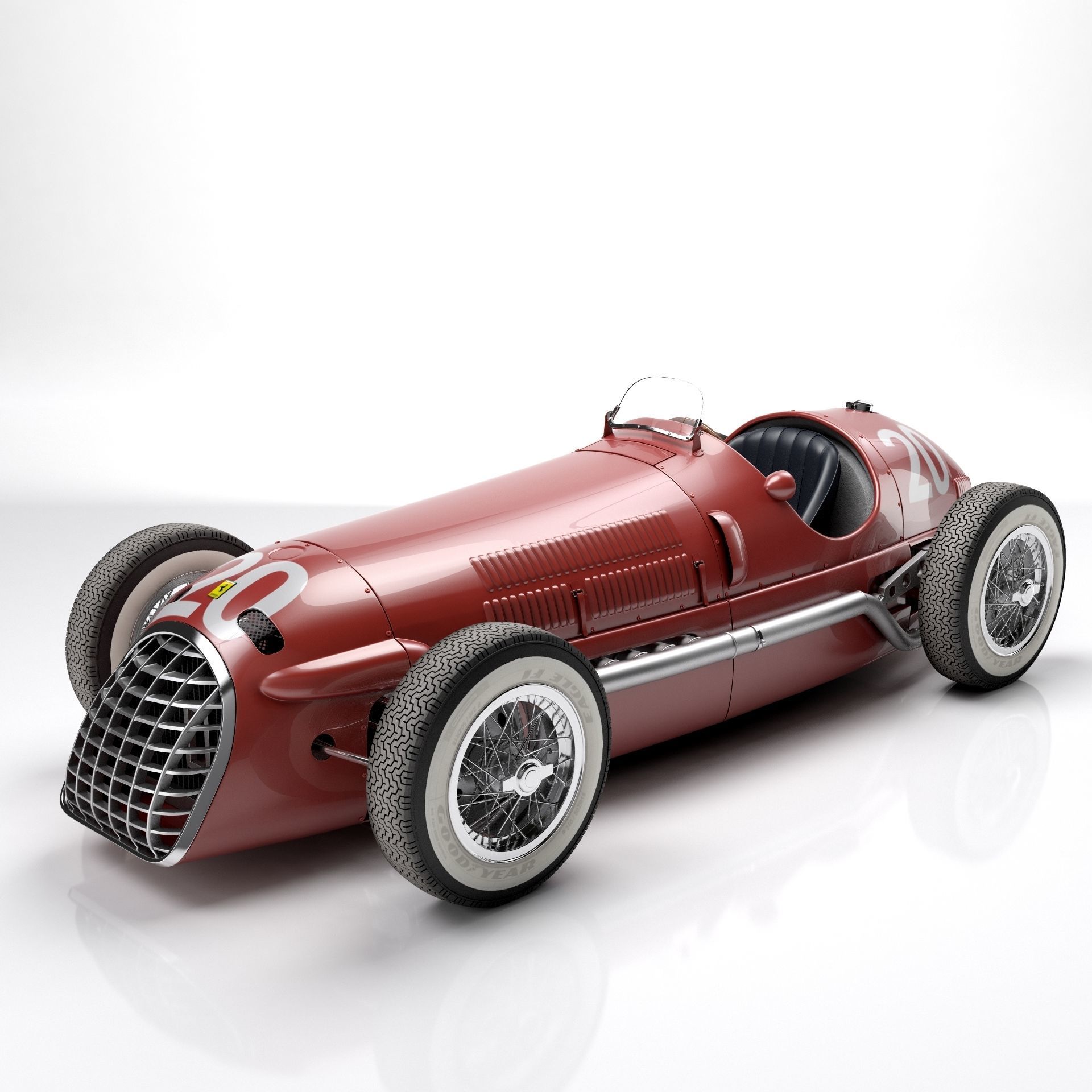 Ferrari F1 125 1950 3D model_2