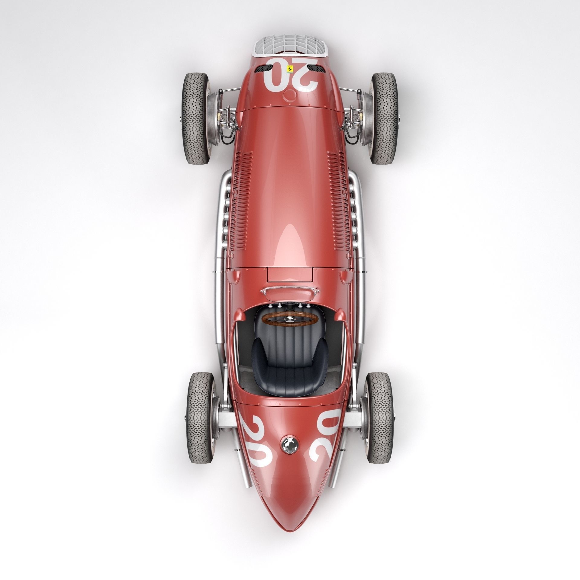 Ferrari F1 125 1950 3D model_8