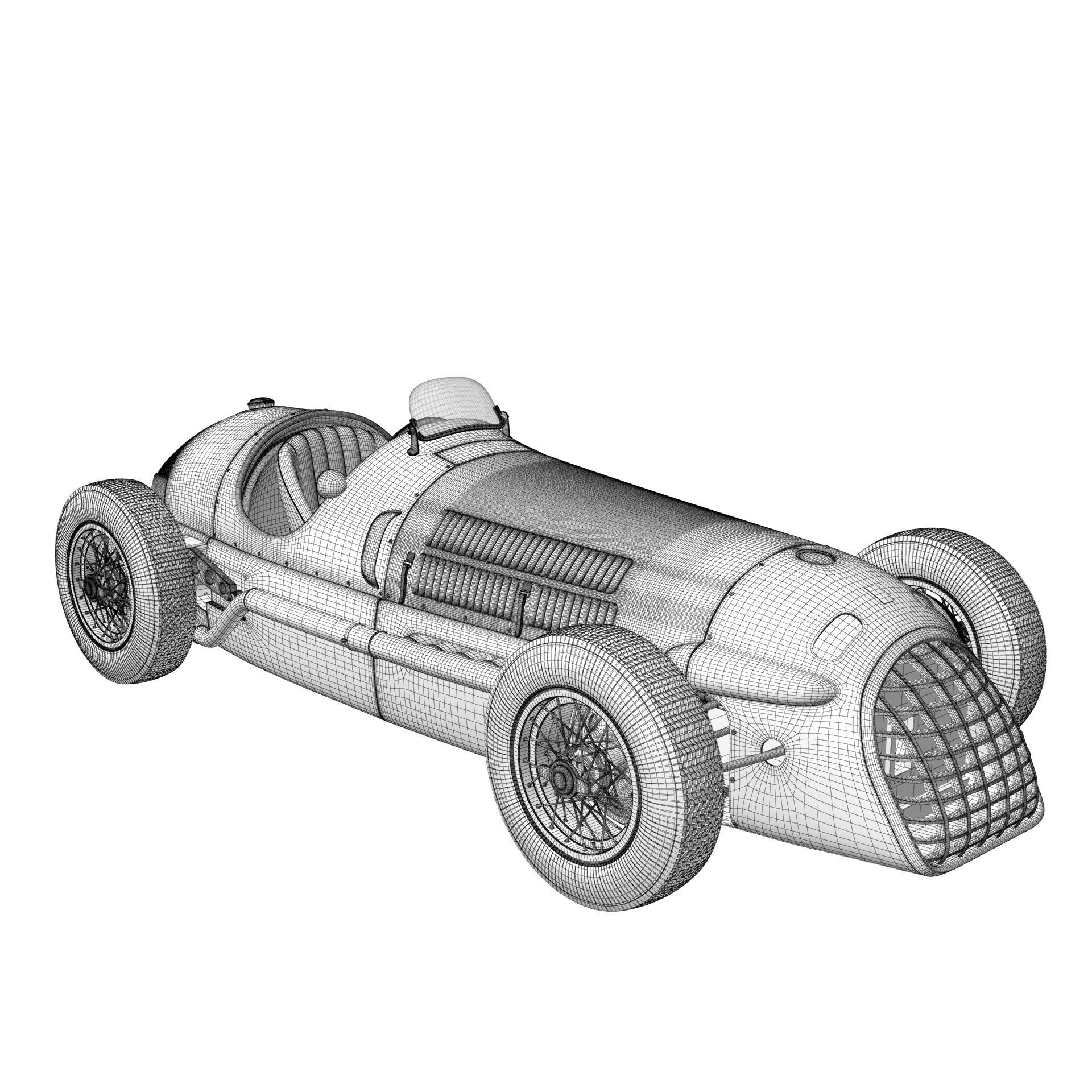 Ferrari F1 125 1950 3D model_18