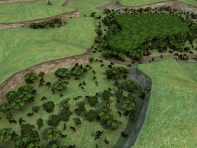 Jungle Environment Low-poly 3D model_3