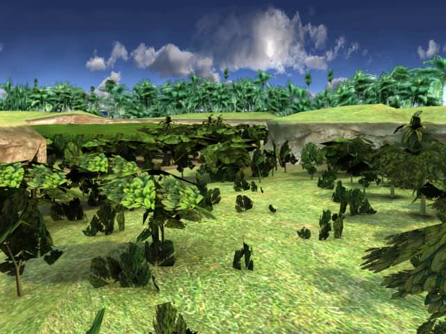 Jungle Environment Low-poly 3D model_4