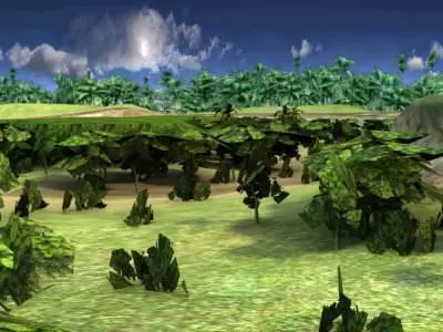 Jungle Environment Low-poly 3D model_0