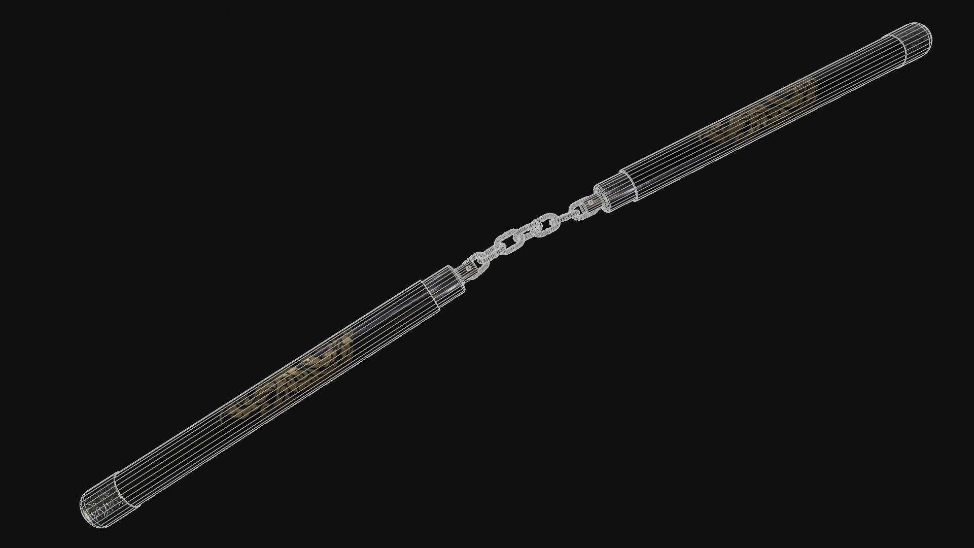 Martial arts Training Pack Low-poly 3D model_17