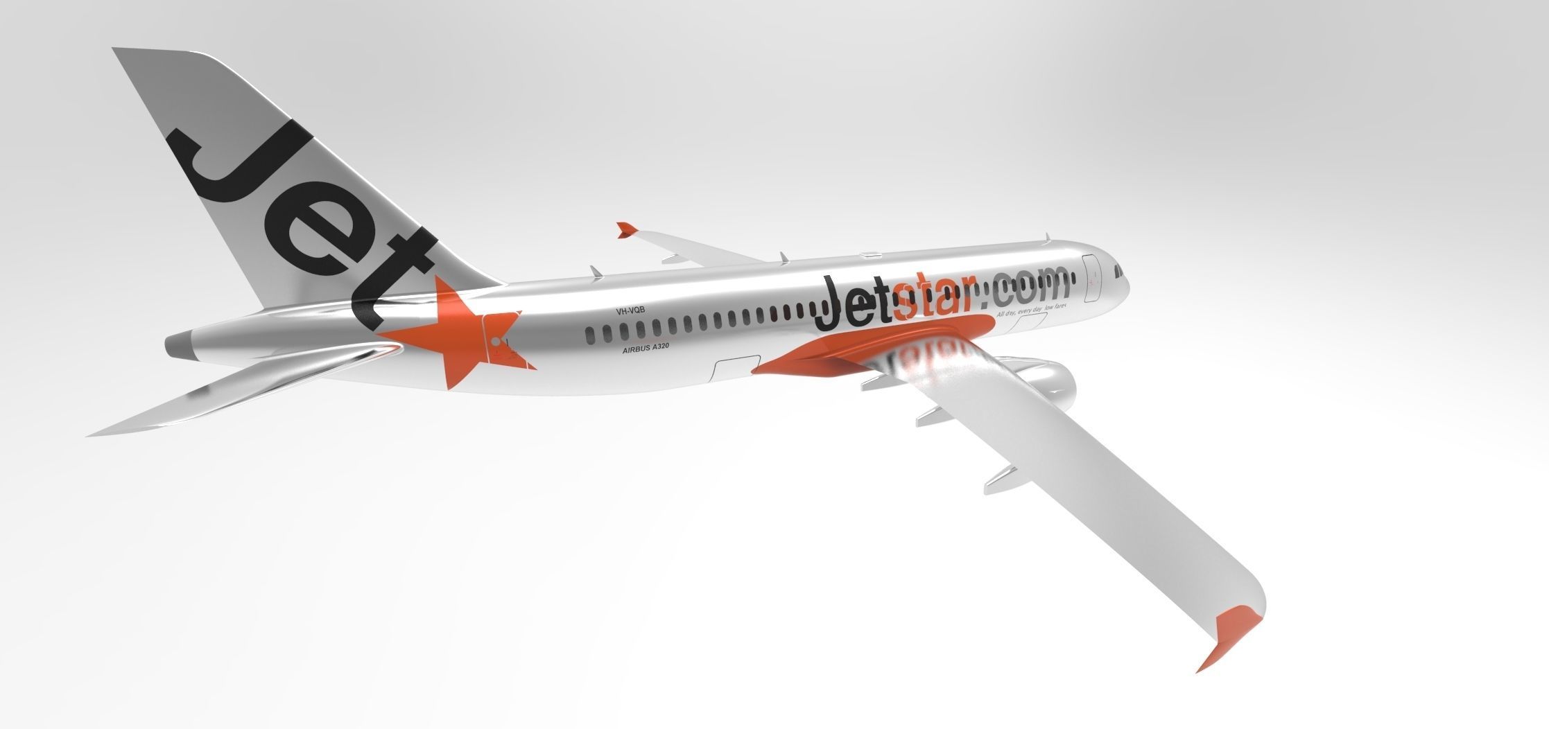 Airbus A320  3D print model_12