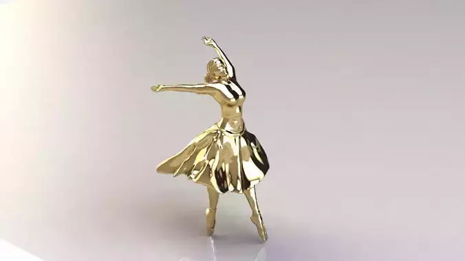 Ballet Dancer Pendant P 062