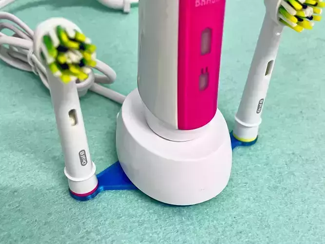 Toothbrush base for Braun Oral B electric and toothbrush heads 3D print model