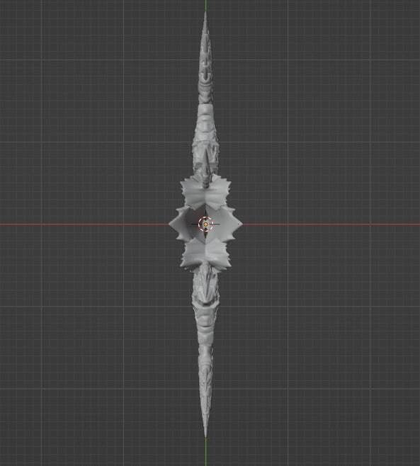 Big Draconic Bow from Lineage2 Game DB L2 3D Print Model 3D 3D print model_3