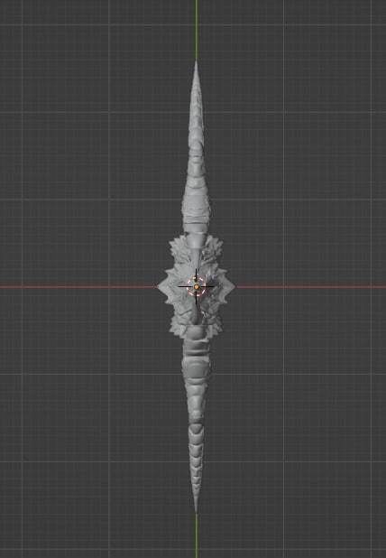 Big Draconic Bow from Lineage2 Game DB L2 3D Print Model 3D 3D print model_2