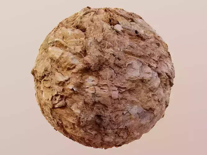 Jagged Rock PBR Texture Texture