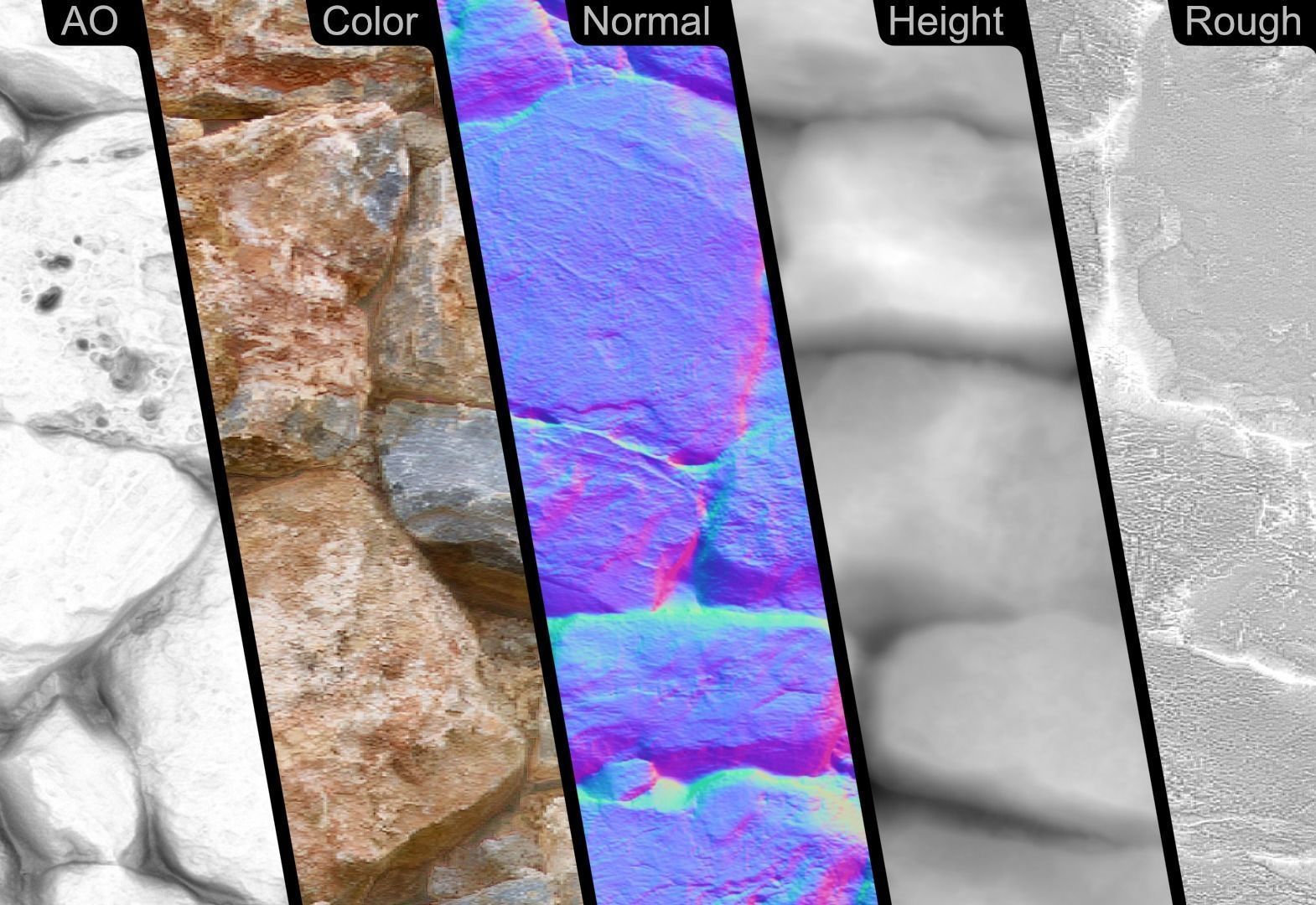 Stone Wall PBR Texture 07 Texture_10