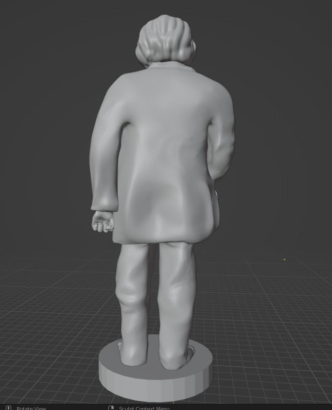 Gustave Flaubert 3D print model_16