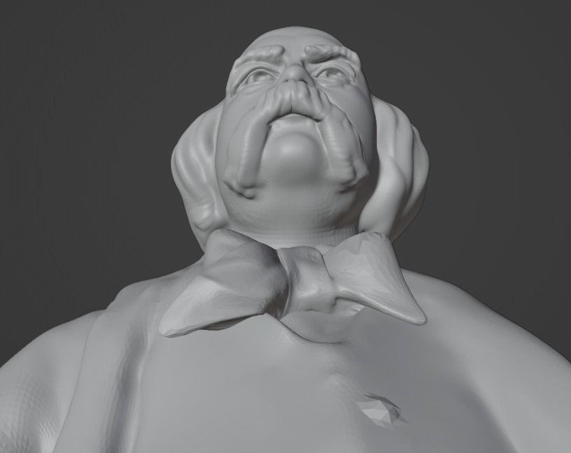 Gustave Flaubert 3D print model_3