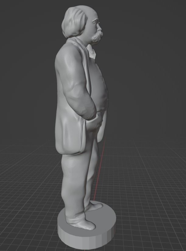 Gustave Flaubert 3D print model_14