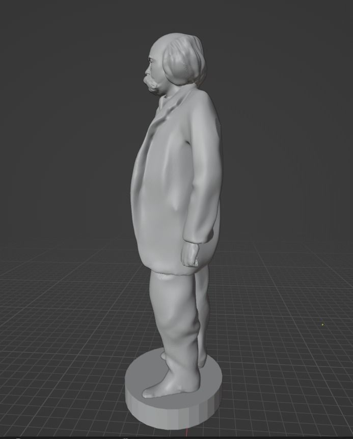 Gustave Flaubert 3D print model_17