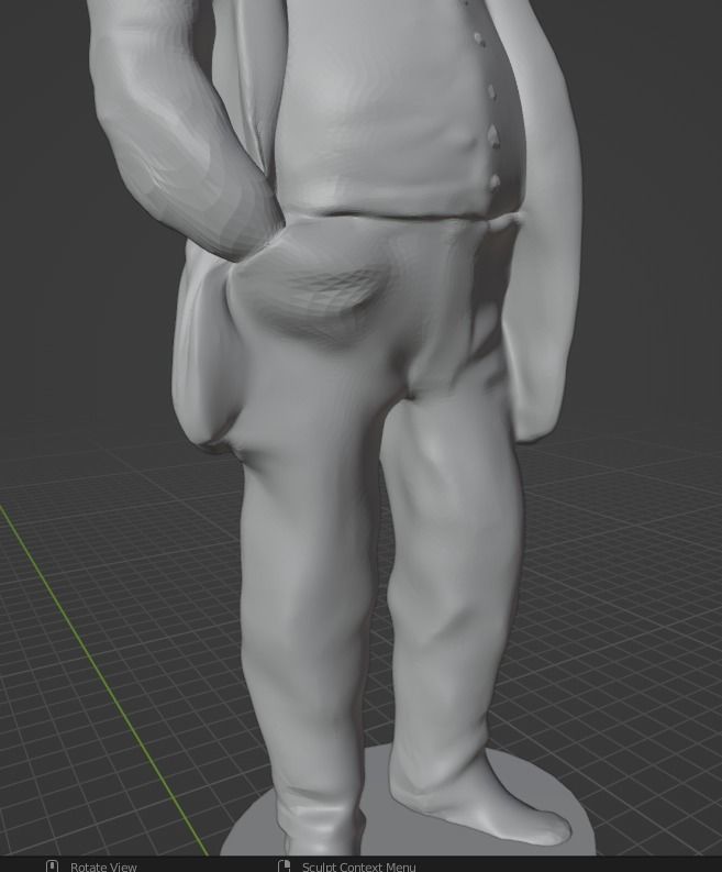 Gustave Flaubert 3D print model_7