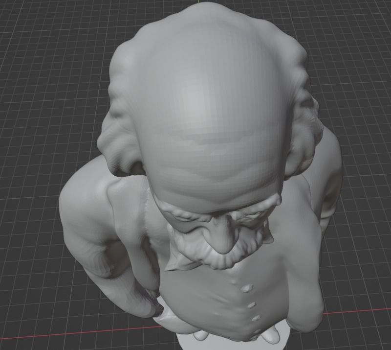 Gustave Flaubert 3D print model_5