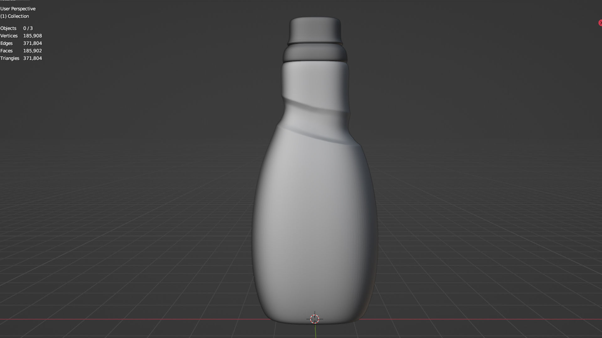 Laundry Bottle 3D model_4
