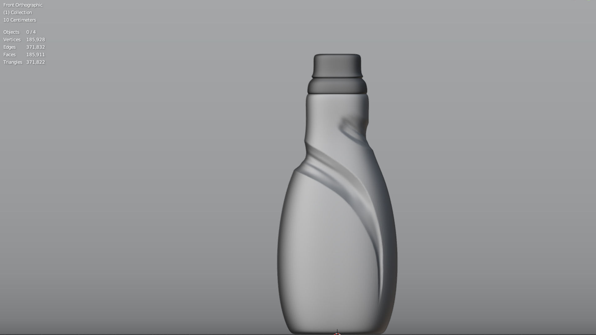 Laundry Bottle 3D model_1