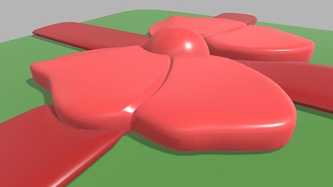 Gift Cookie Christmas Low-poly 3D model 6