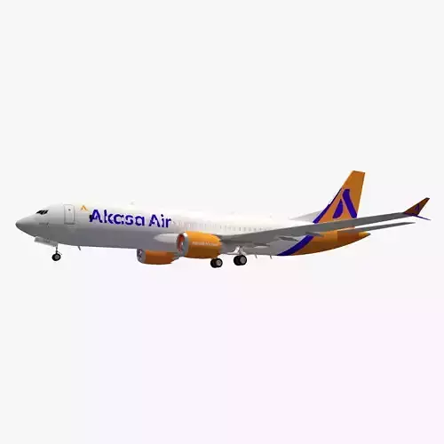 Akasa Air Boeing 737 Max 8 3D model