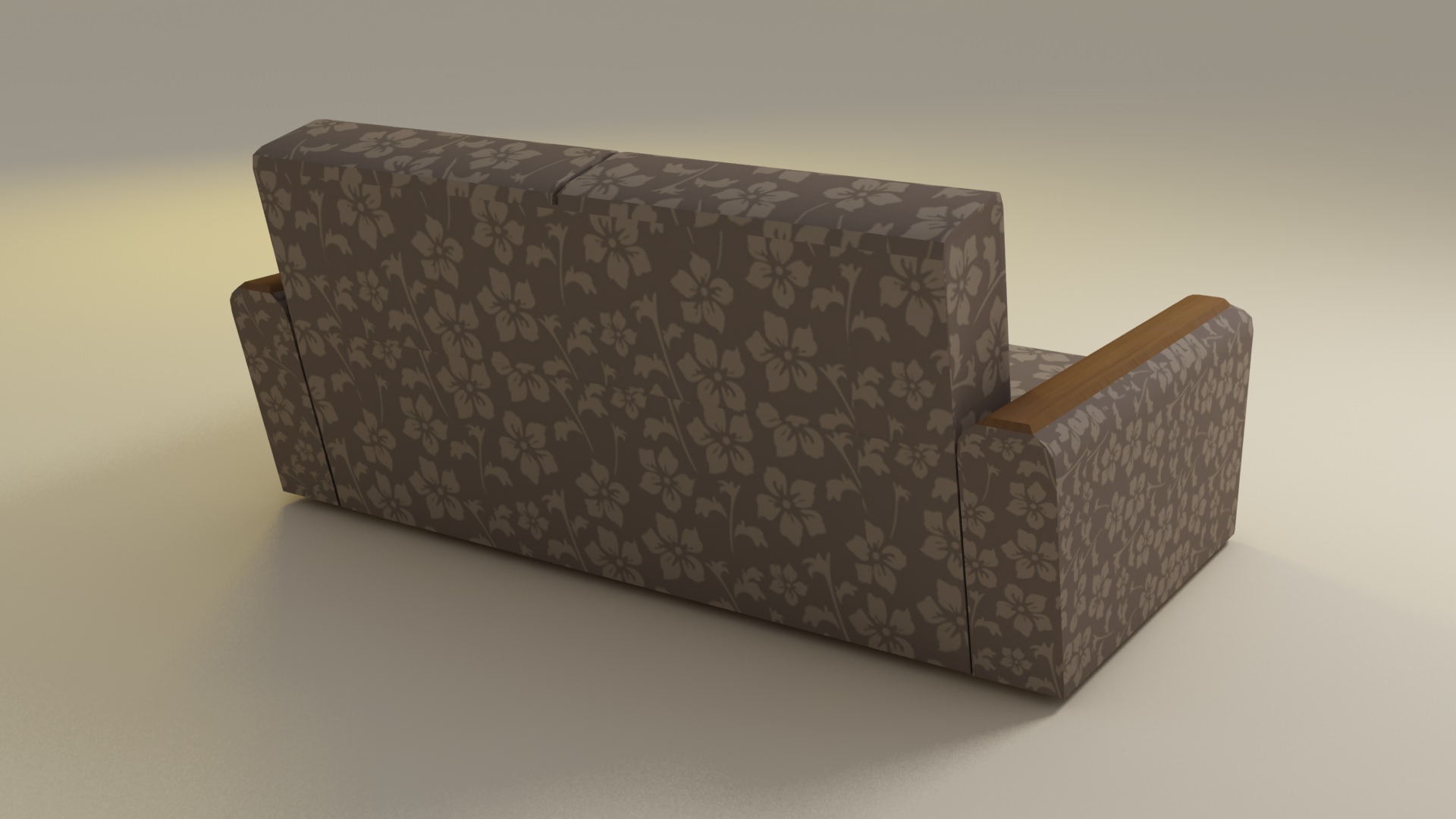 Nice Low Poly Sofa Free low-poly 3D model_4