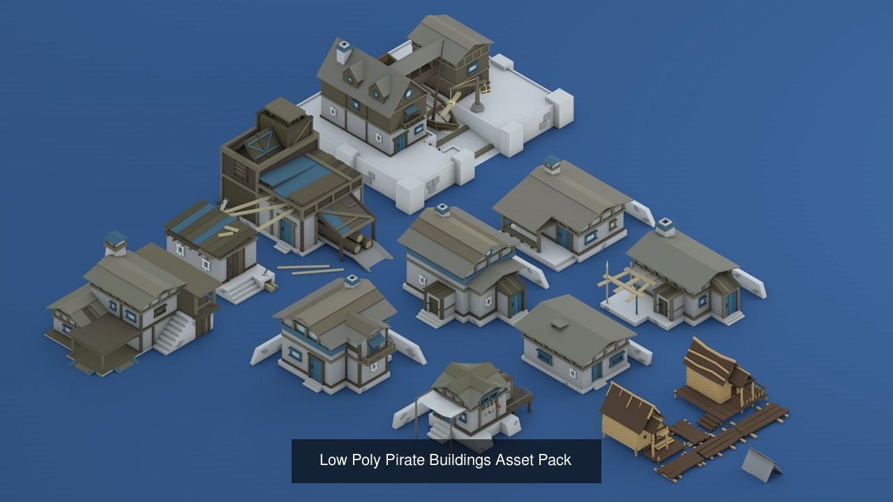 Low Poly Pirates Full Collection  _2