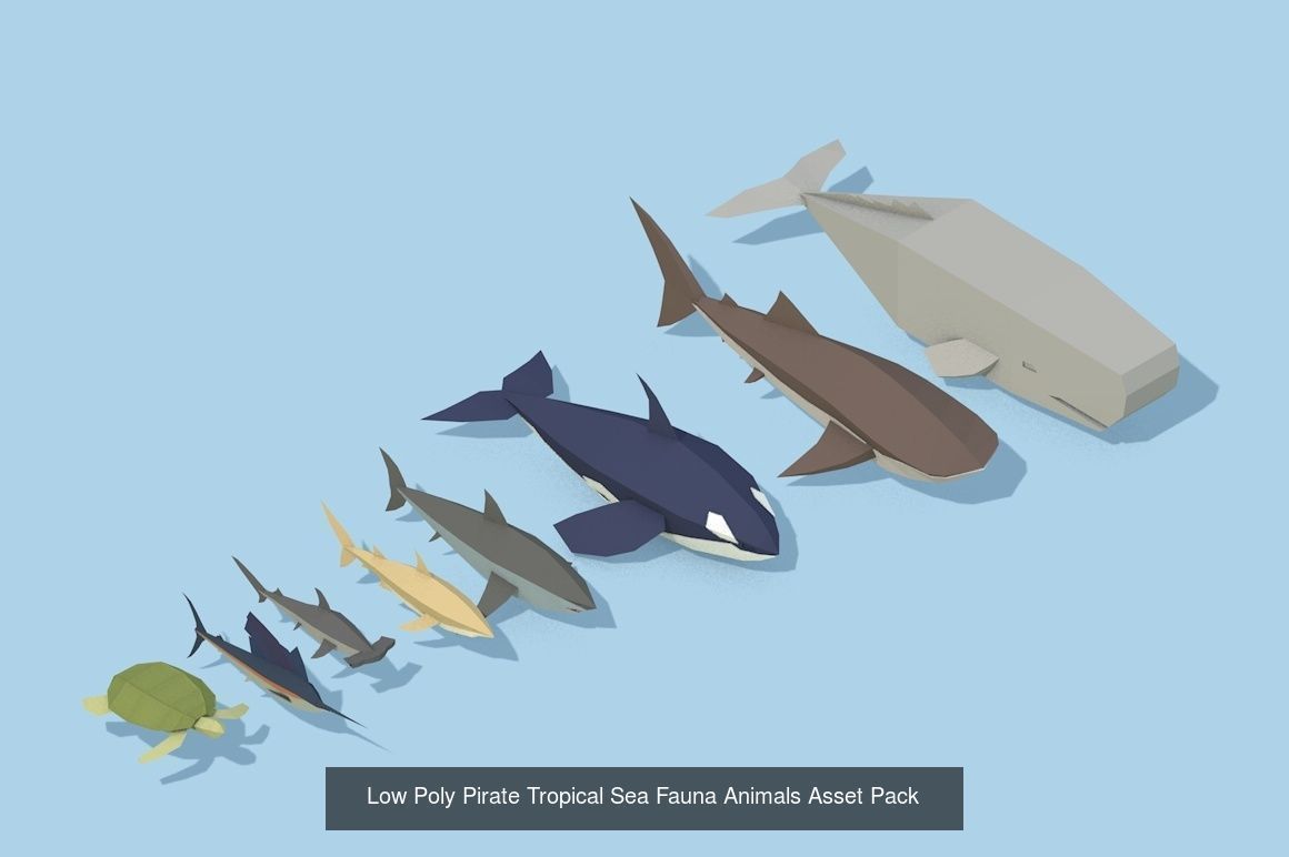 Low Poly Pirates Full Collection  _5