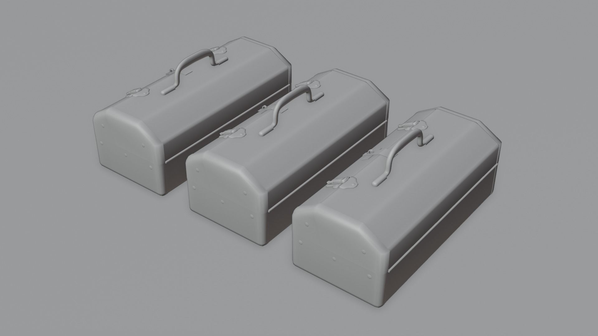 Tool Box With 4K and 2K Textures Low-poly 3D model_5