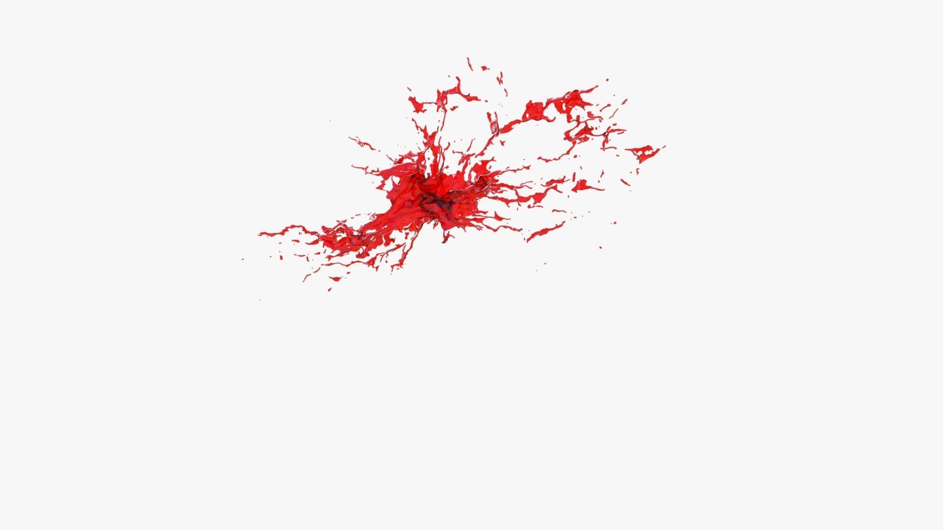 Animated Blood Splash 38 3D model_6