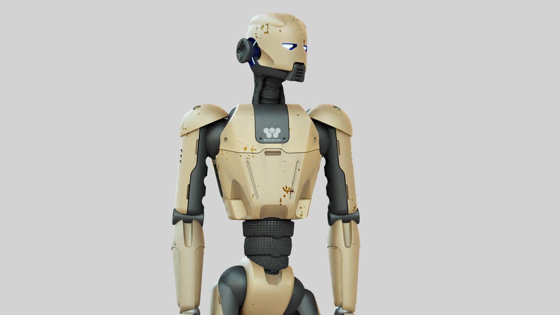 ANDROID JUNO RIGGED 3D model_15