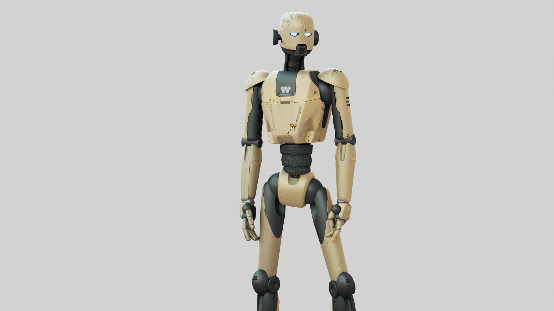 ANDROID JUNO RIGGED 3D model_3